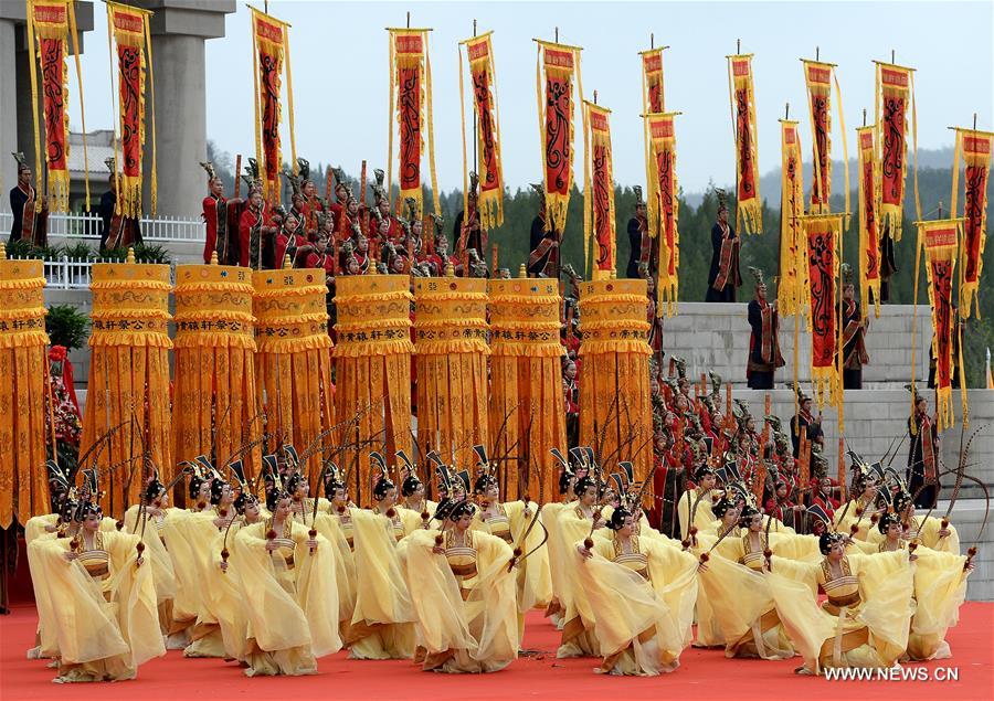 CHINA-SHAANXI-HUANGDI-CEREMONY (CN)