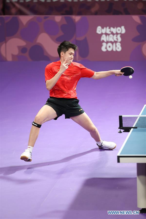 (SP)ARGENTINA-BUENOS AIRES-SUMMER YOUTH OLYMPIC GAMES-TABEL TENNIS