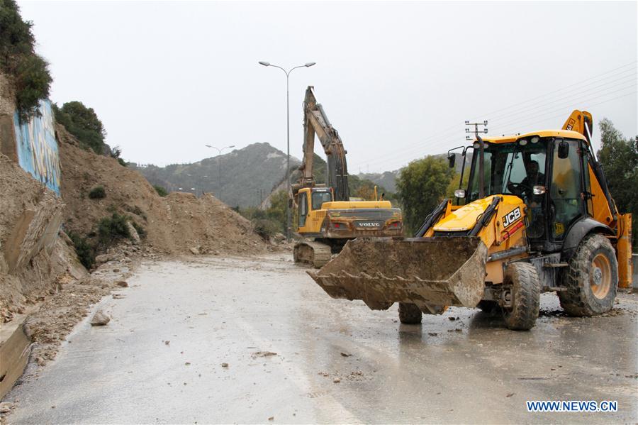 LEBANON-BATROUN-LANDSLIDE