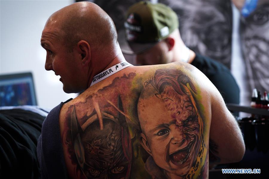 POLAND-WARSAW-TATTOO