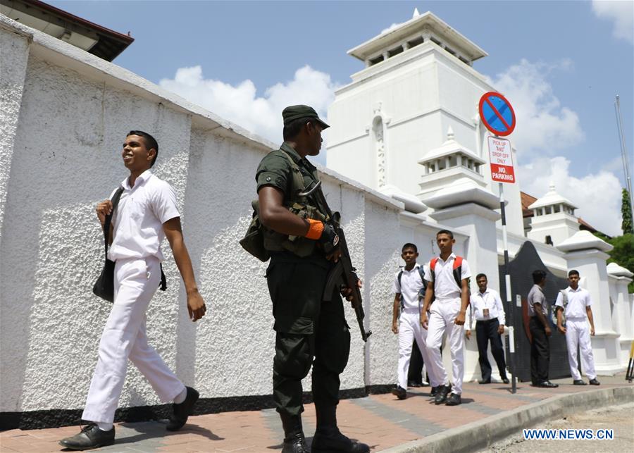 SRI LANKA-COLOMBO-SCHOOL-REOPENING AFTER EASTER ATTACKS