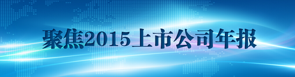 聚焦2015年上市公司年報