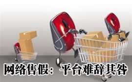 網絡售假:平臺難辭其咎