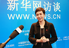 蔣雯麗：防艾教育應當從中學生抓起
