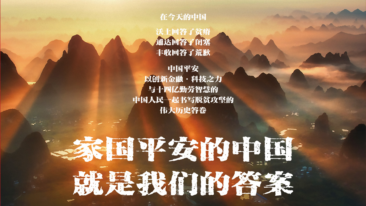 家國平安的中國 就是我們的答案