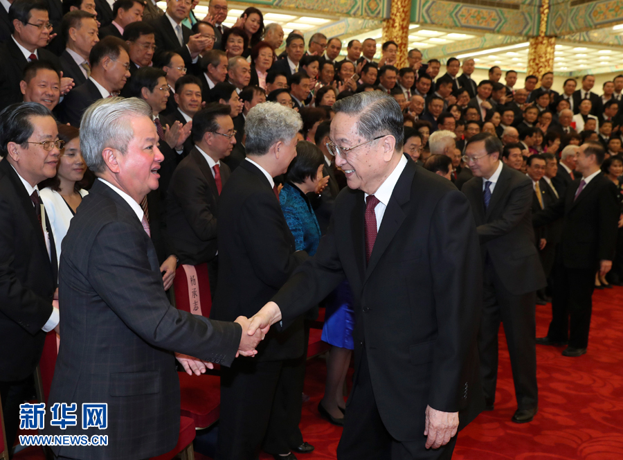 9月28日,中共中央政治局常委、全國政協主席俞正聲在北京會見出席中國海外交流協會第六次會員大會的全體代表,并發表講話。 新華社記者 龐興雷 攝 9月28日,中共中央政治局常委、全國政協主席俞正聲在北京會見出席中國海外交流協會第六次會員大會的全體代表,并發表講話。 新華社記者 龐興雷 攝