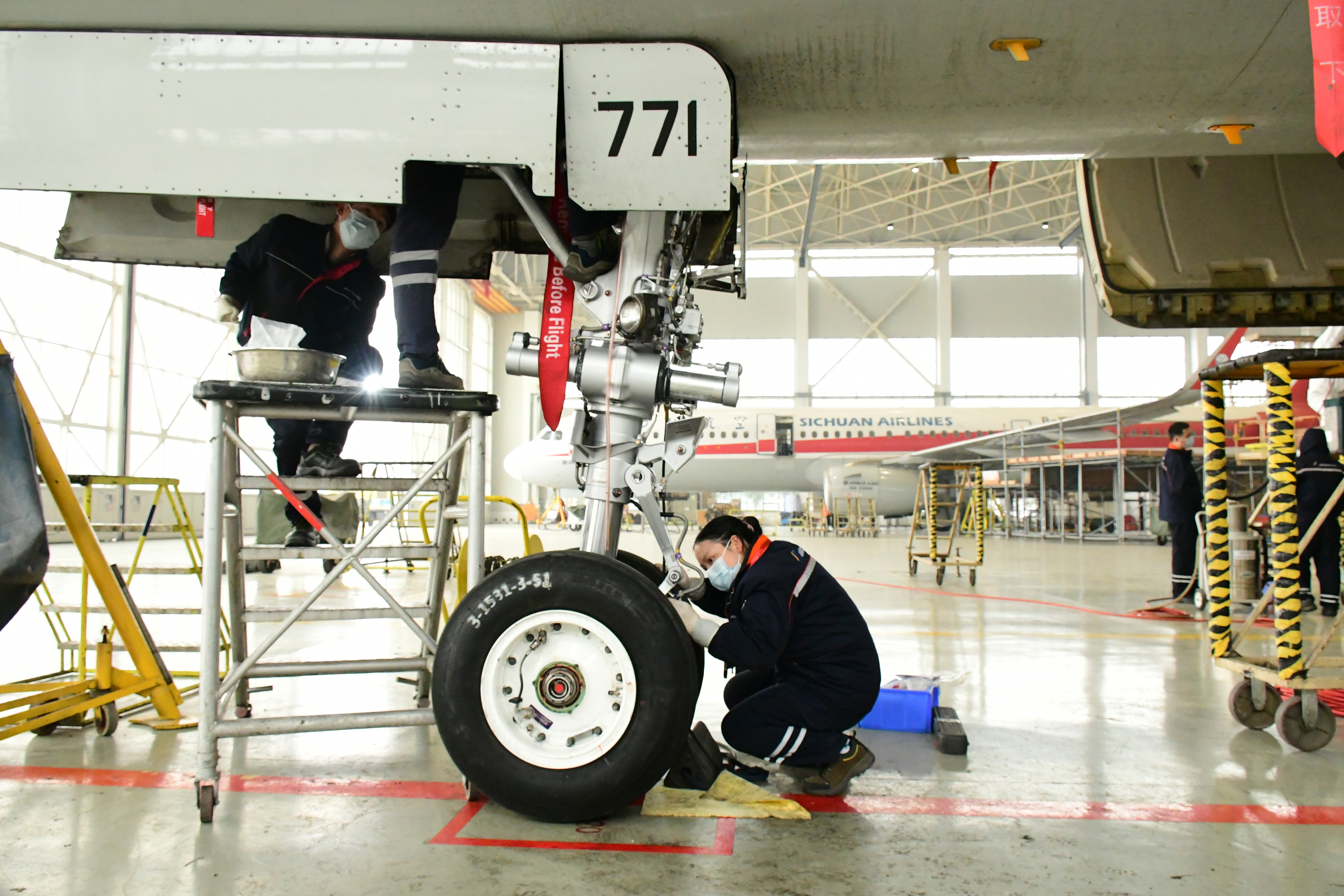 迎接2021年春運 加強飛機維護工作