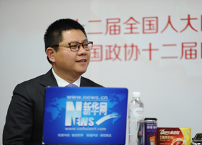 訪談進行中