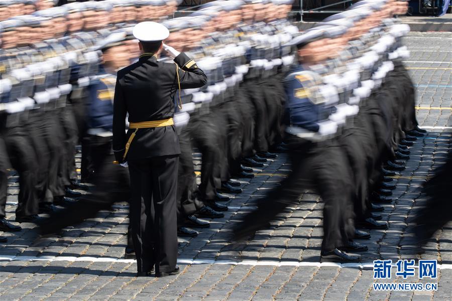 (國際)(5)俄羅斯隆重舉行紀念衛國戰爭勝利75周年閱兵式