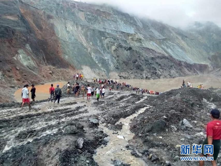 (國際)(8)緬甸北部礦區發生坍塌事故至少96人死亡