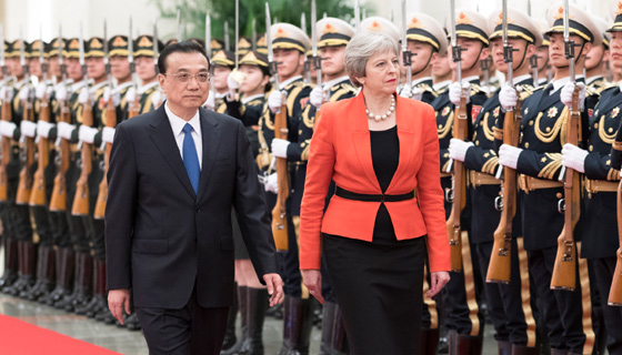 李克強同特雷莎·梅舉行中英總理年度會晤
